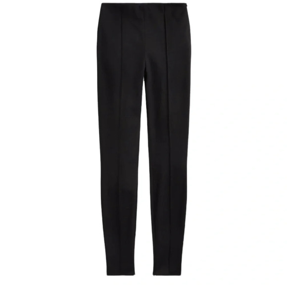 Ralph Lauren Polo Women's Black Side Slit Stretch Slim Skinny Pants Size XS - Picture 4 of 10